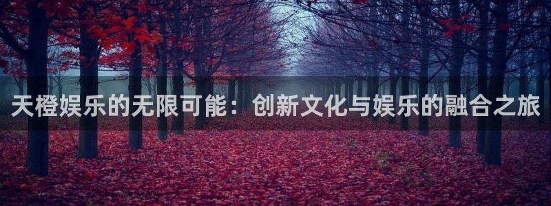 中国银河官网：天橙娱乐的无限可能：创新文化与娱乐的融合之旅